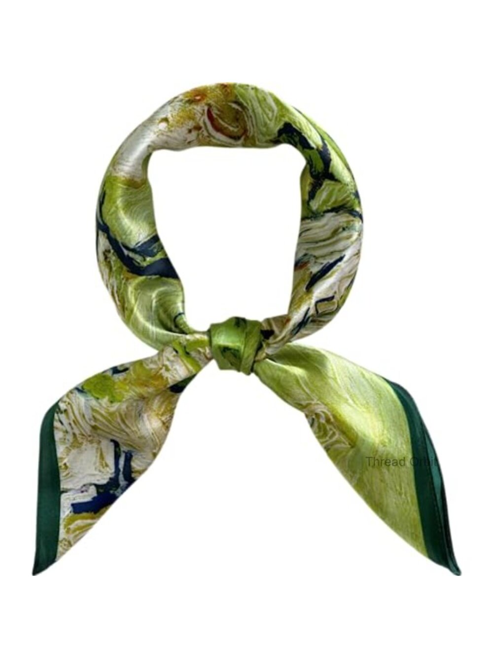 100% Mulberry Silk Scarf 27" Square Head Scarf Women Lightweight Neck Scarf